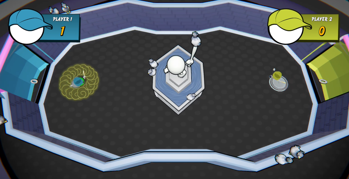 Ray of Fright arena in-engine