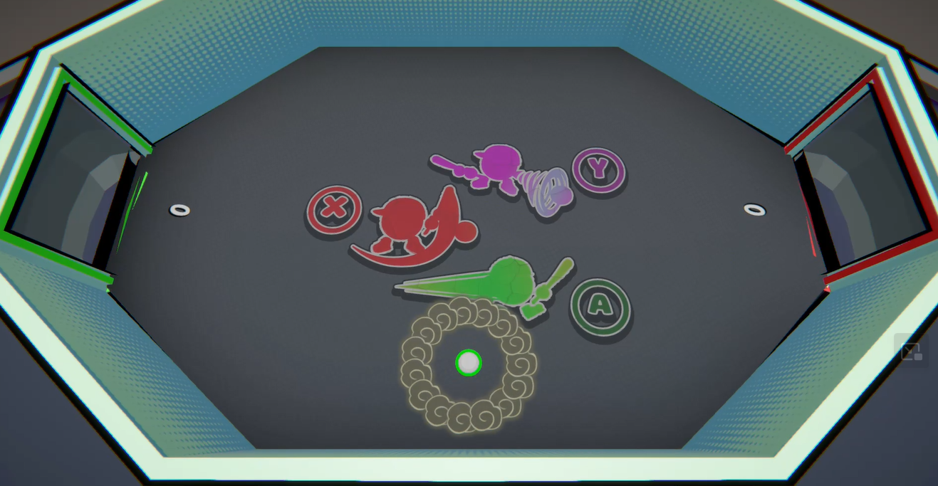 Classic Octagon arena in-engine