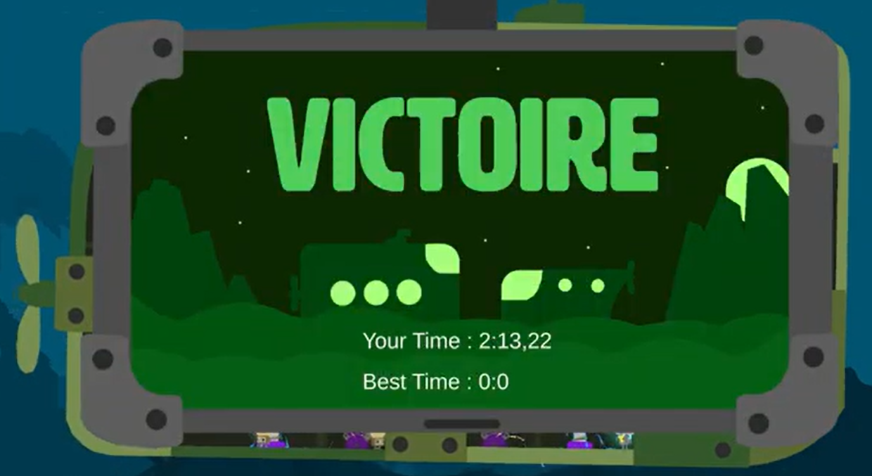 Victory screen